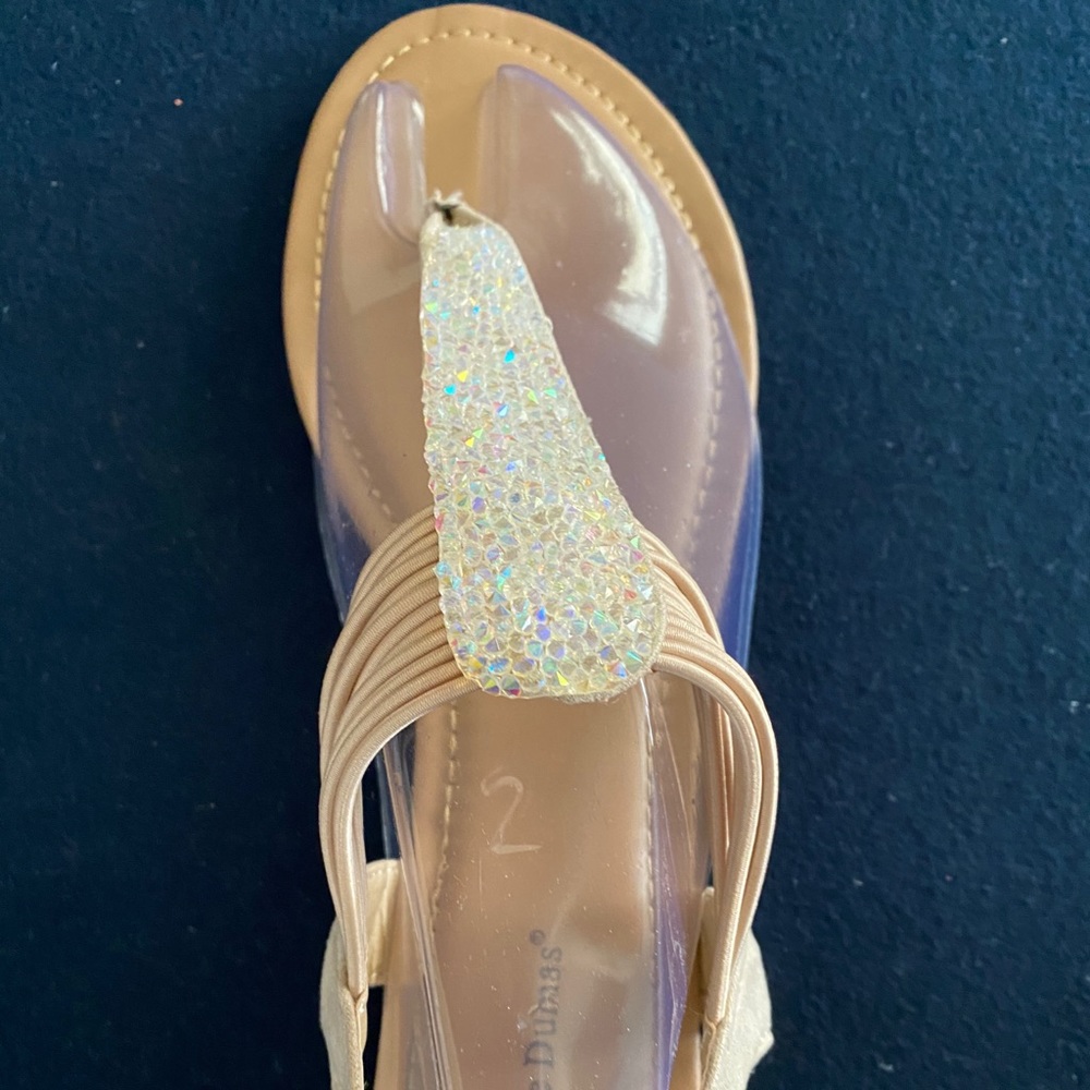 Pierre Dumas Sandals, Nude, Size 10 BRAND NEW!